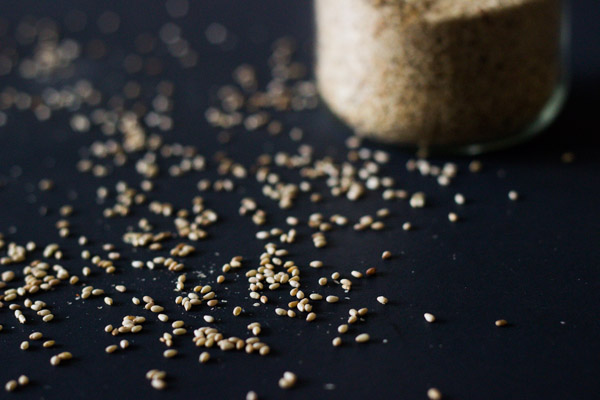 toasted sesame seeds