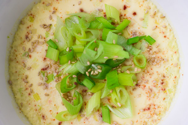 Steamed eggs, Korean style