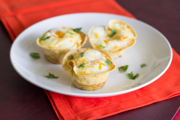 huevos rancheros tortilla cups