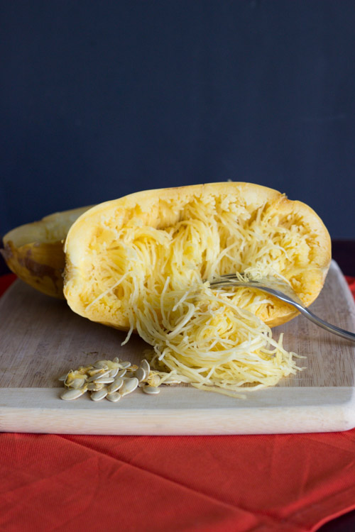 spaghetti squash and kale casserole