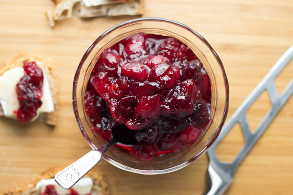 Bourbon Maple Cardamom Cranberry Compote