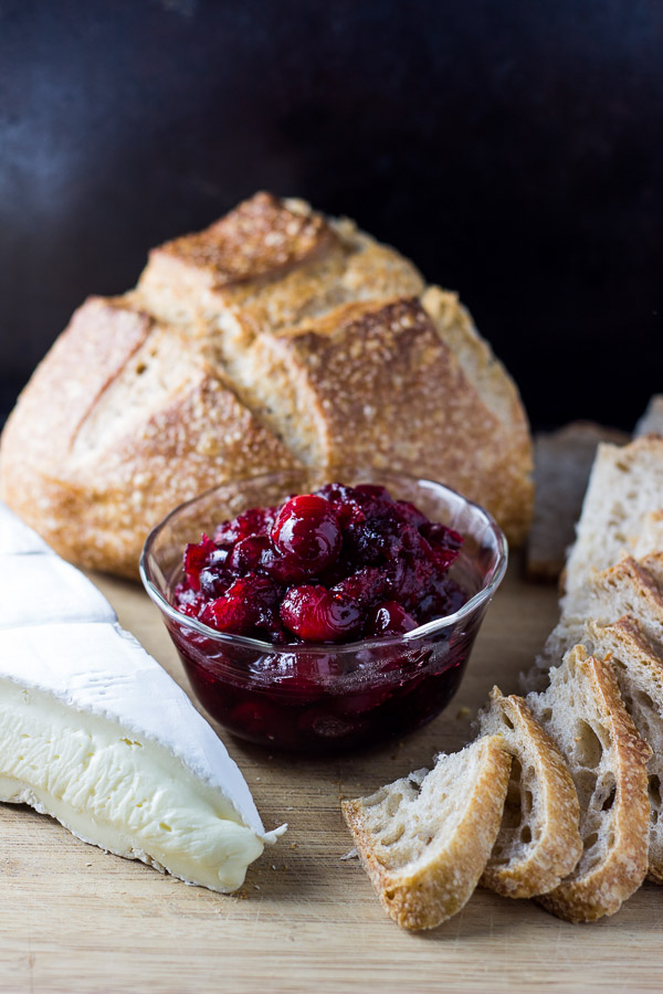 bourbon maple cardamom cranberry compote | Ginger & Toasted Sesame