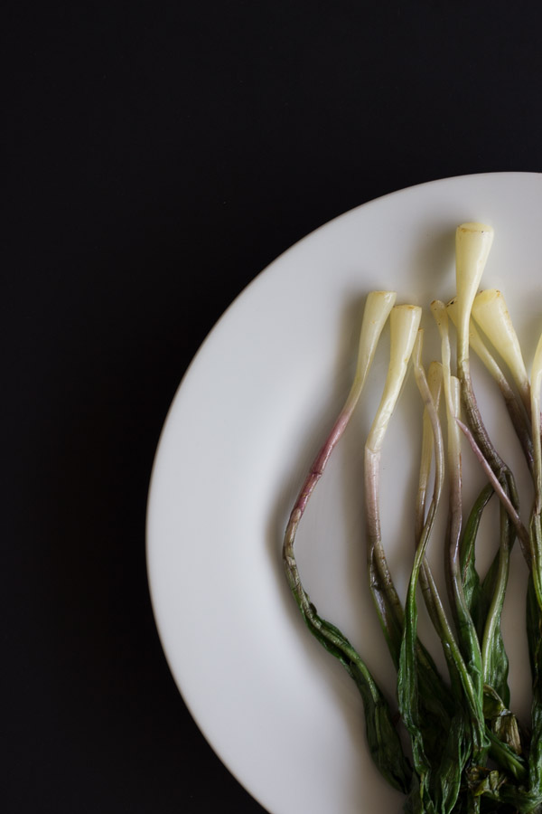 Grilled Ramp Tart | Ginger & Toasted Sesame