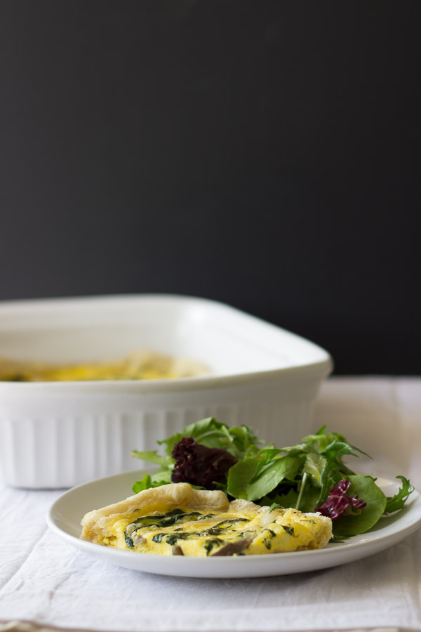 Grilled Ramp Tart | Ginger & Toasted Sesame