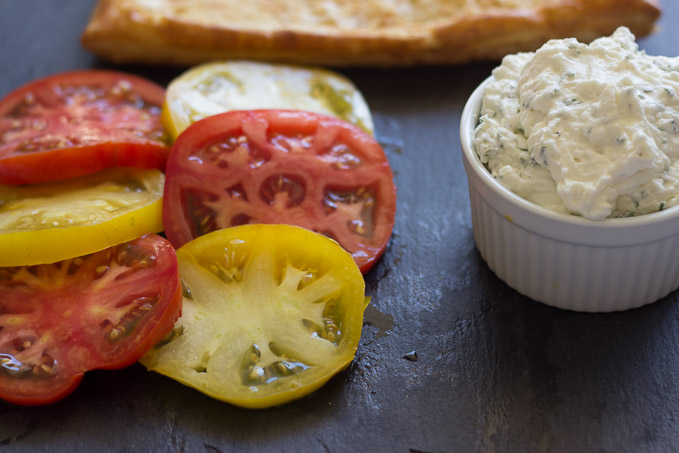 Fresh Tomato and Goat Cheese Mousse Tart | Ginger & Toasted Sesame