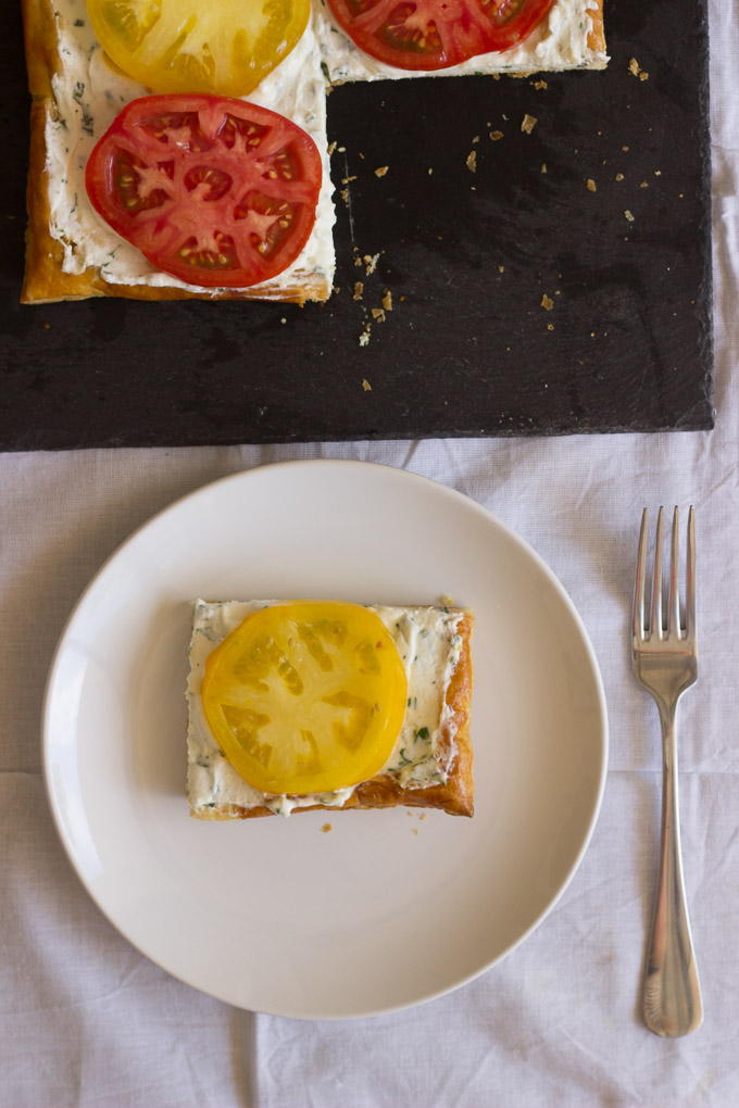 Fresh Tomato and Goat Cheese Mousse Tart | Ginger & Toasted Sesame