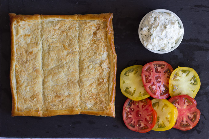 Fresh Tomato and Goat Cheese Mousse Tart | Ginger & Toasted Sesame