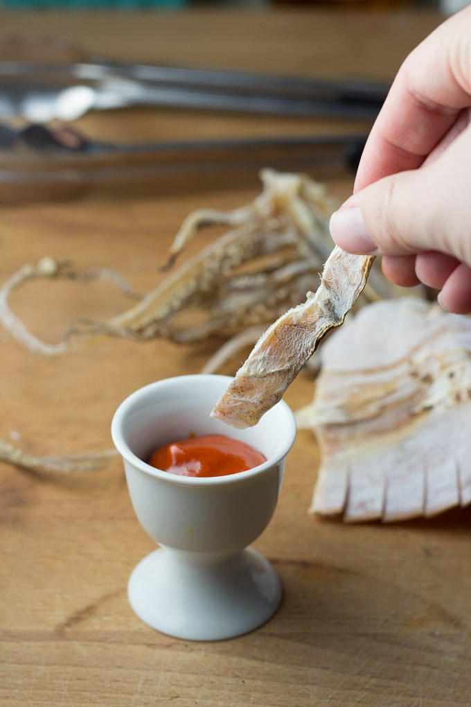 Dried Squid and Gochujang Sauce-10