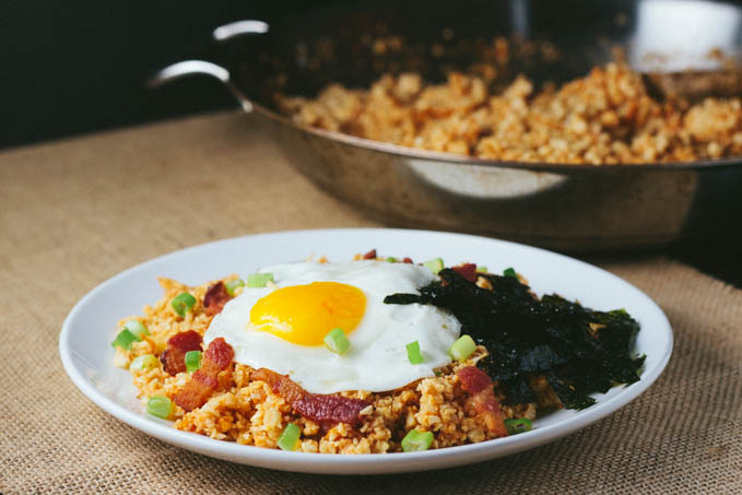 Kimchi Fried Cauliflower Rice-6