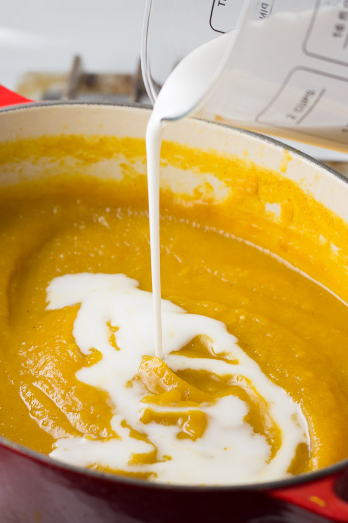 Pumpkin and Black Sesame Soup-6