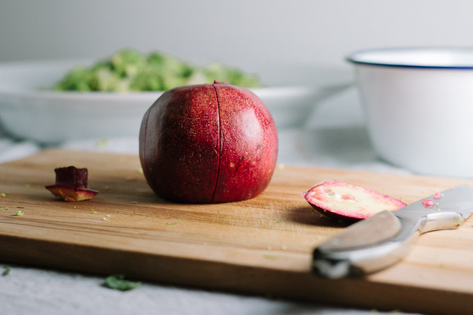 Brussels Sprout and Pomegranate Salad-1