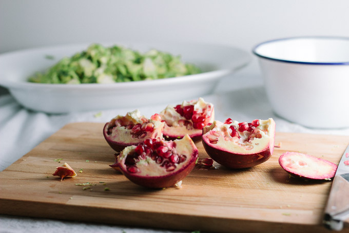 Brussels Sprout and Pomegranate Salad-2