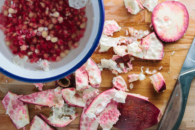 Brussels Sprout and Pomegranate Salad-3