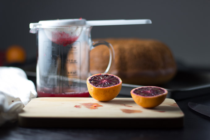 Poppy Seed Cake with Blood Orange Glaze-1