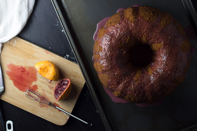 Poppy Seed Cake with Blood Orange Glaze-4