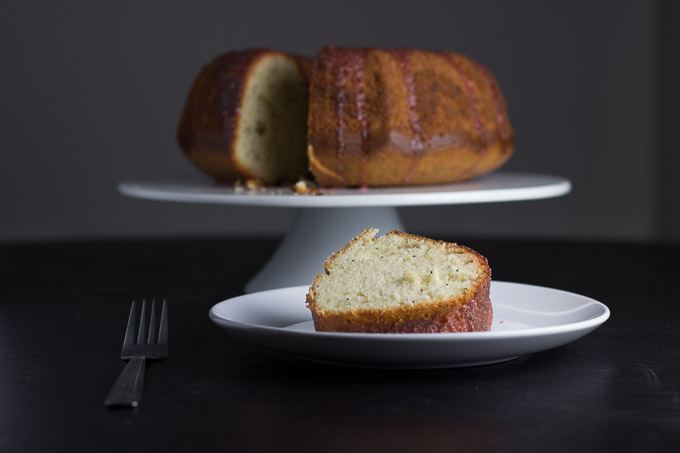 Poppy Seed Cake with Blood Orange Glaze-5