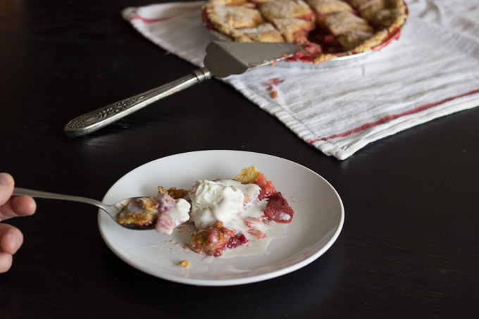 Strawberry Rhubarb Pandowdy-7