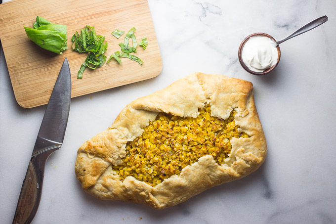 Tomato and Corn Galette-4