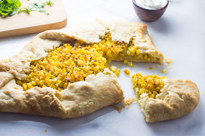 Tomato and Corn Galette-5