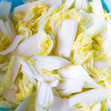 salted napa cabbage