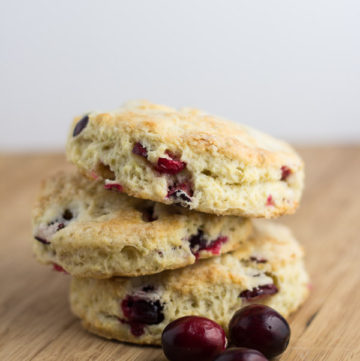 Cranberry Lime Scones | Ginger & Toasted Sesame