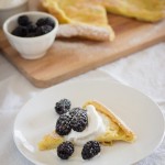 Cardamom Dutch Baby with Whipped Coconut Cream and Blackberries
